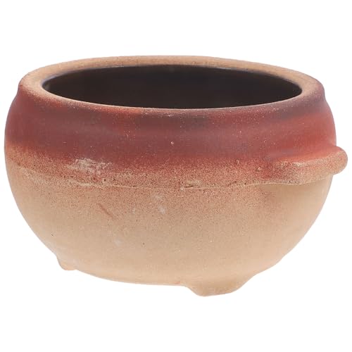 HEALEEP Cazuela para Guisar de Cerámica Resistente al Calor 700 Ml, Olla para Cocina Casera Multifuncional sin Tapa, Adecuado para Fideos de Arroz, Sopas y Estofados en Hogar y
