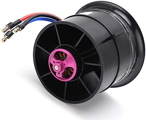 Miniatura 9 de VGEBY Conducto RC de 2.756 in, EDF 2.756 in 12 hojas conducto 6S 2100KV ESC controlador de velocidad conjunto material compuesto para coche RC (CW)