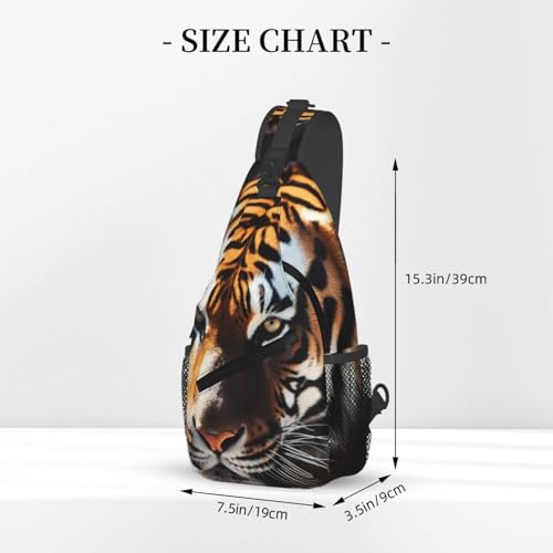 Bolso cruzado Tiger Wild Animal para hombre y mujer miniatura 3