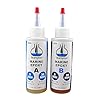 Brampton Marine Epoxy, 5-Min Work Life, 1 Hour Full Cure, Extra Strength, Waterproof, Chemical-Resistant, Ideal Boat Accessories for Any Wet Surfaces, Easy 1:1 Mix, 8 oz