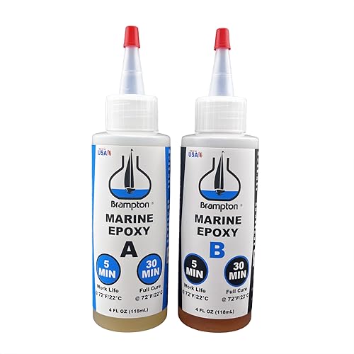 Brampton Marine Epoxy Strong Bonding for Boat Repair - Bonds in 30 Minutes,...