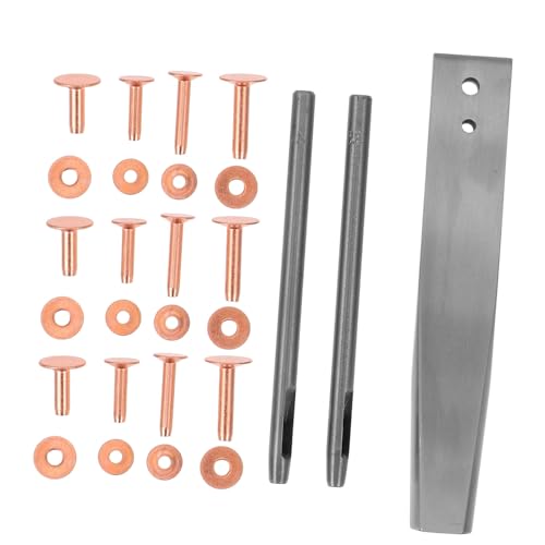 Rivets en cuivre pour cuir durables DECORNIJIA avec outils d'installation pour mode