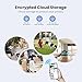 GlowPop 1080p Wireless Security Camera with AI Human Detection, Night Vision, 2-Way Talk, Cloud Storage, Rechargeable Battery Included, Battery Camera for Home Security, 2.4G WiFi