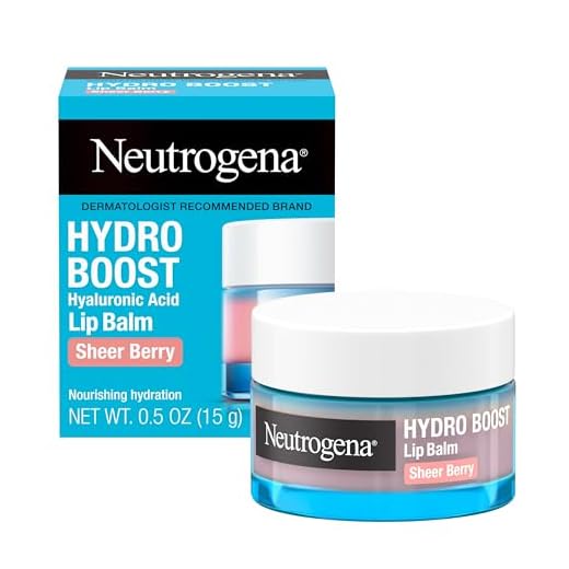 Neutrogena Hydro Boost Hyaluronic Acid Lip Balm, Nourishing Vitamin E Leaves Lips Feeling Hydrated, Sheer Pink Tinted Color with a Sweet Berry Flavor, Sheer Berry, 0.5 oz