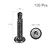 uxcell Hex Socket Self Tapping Screws, 1/4 x 1-1/4