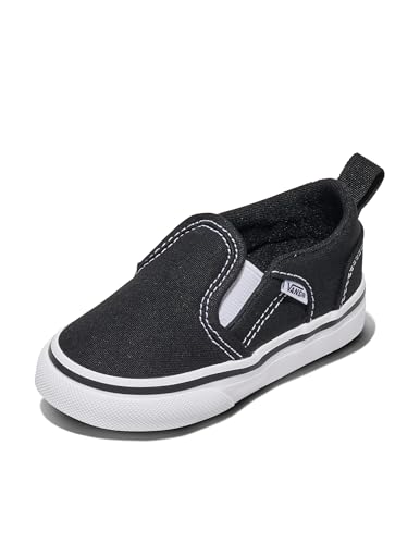 Vans Kids Asher Slip-On Shoe - Girls Sneakers for Everyday Wear Walking School & Fashion