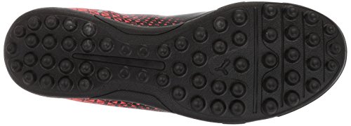 PUMA Puma Men's Evoknit FTB Turf Trainer Soccer-Shoe, Black Silver-red Blast, 10.5 M US