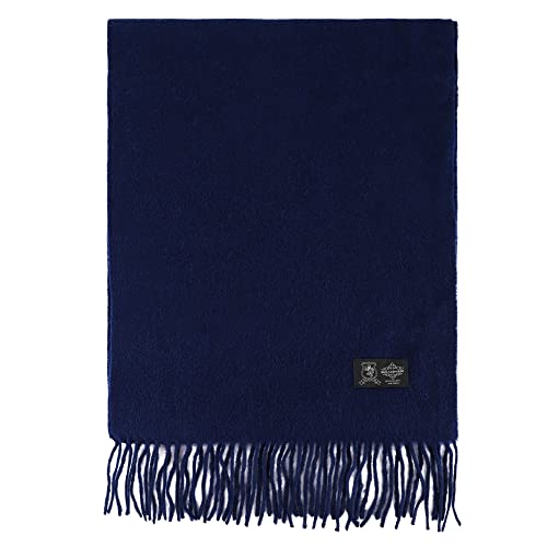 ANDORRA Super Warm Scarfs for Women Light Weight Men Cashmere Scarf Man Gift Cashmere Wrap for Women Wedding Navy Scarf Soft Winter Cashmere Scarf with Gift Box,Cobat blue