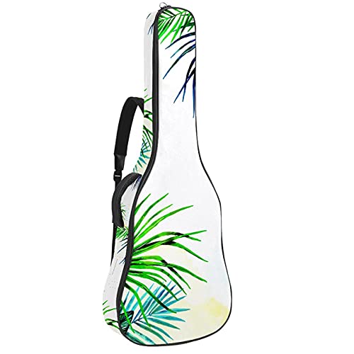 Housse guitare basse étanche et étui de transport acoustique aquarelle