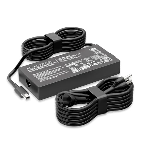 200W 20V 10A Charger Fit for Asus ROG Zephyrus G16 GA605 GU605MI GU605MV GU605MY Flow Z13 GZ302 TUF Gaming A14 A16 FA401WV FA401UV FA608 Pro Art PX13 HN7306 P16 H7606 ADP-200JB K Power Supply Cord