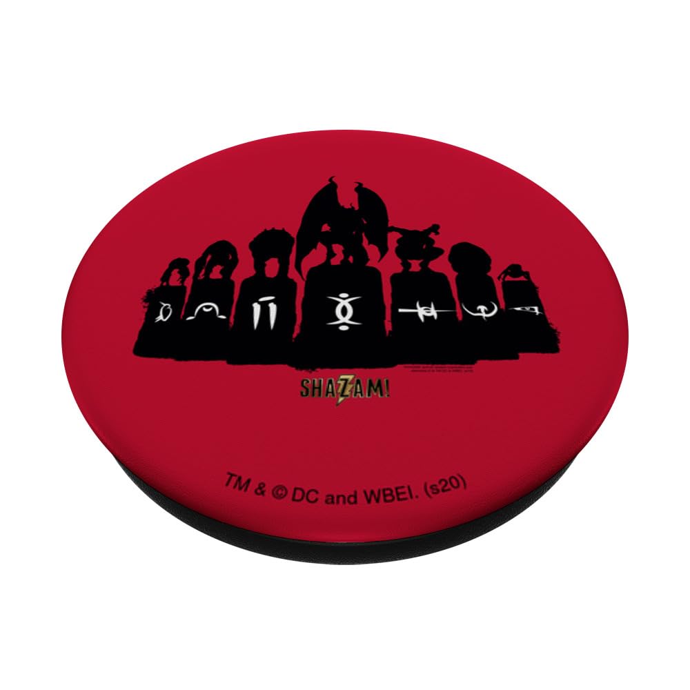 Shazam! Movie Seven Deadly Sins PopSockets Swappable PopGrip, Black - Image 2