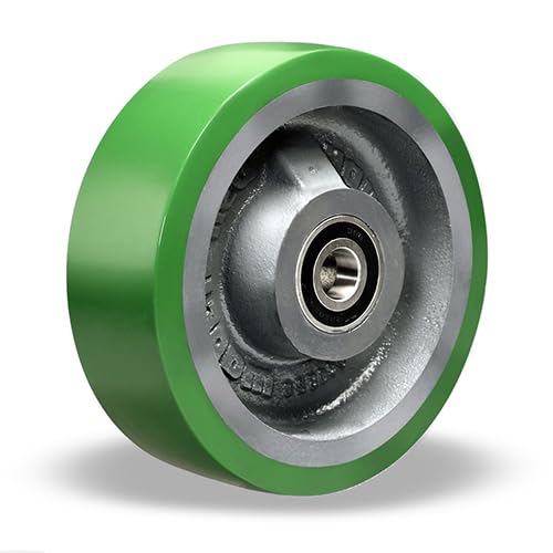 6" x 2" Hamilton S-HS-6DB HS Swivel Caster, Duralast® Wheel, 1,200 lb. Capacity