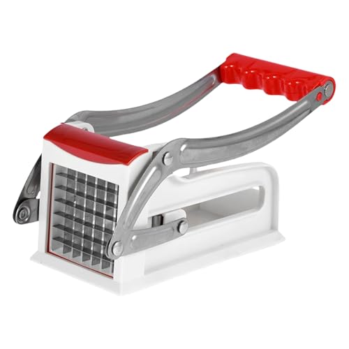 Syengery Machine À Frites Coupe Frites, Coupe Frite en Acier Inoxydable, Machine À Couper Les Pommes De Terre, pour Pommes De Terre Carottes Concombres Ananas