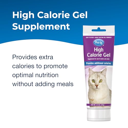 PetAg High Calorie Gel Supplement for Cats - 3.5 oz - Chicken Flavor - Provides Extra Calories for Cats 8 Weeks and Older - Easy to Digest - Thumbnail 2