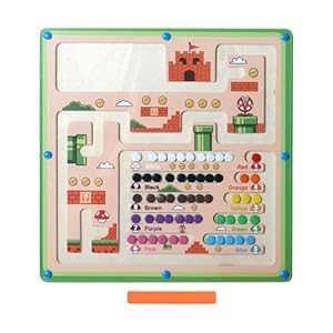 Bmdjdq Magnet Labyrinth Brettspiel Lernwerkzeug
