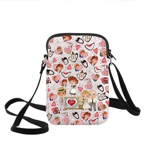 KEYCHIN Lucy TV Show Crossbody Bag Ethel & Lucy Fans Gifts Love Ethel & Lucy Shoulder Bag Lucy Merchandise