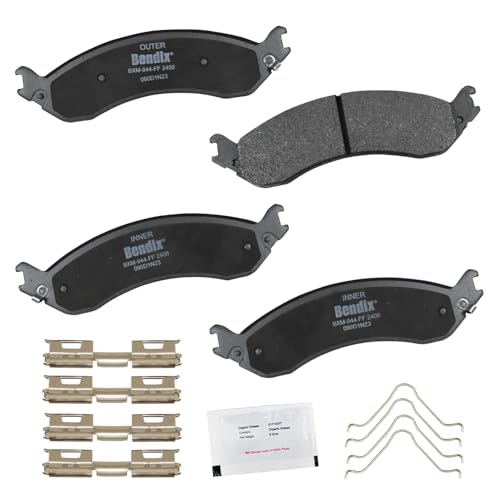 Image of Bendix Priority1 CFM2406 Semi-Metallic Rear Brake Pads for Chevrolet Express 2500 2023-2021, Express 3500 2023-2021, GMC Savana 2500 2023-2021, Savana 3500 2023-2021