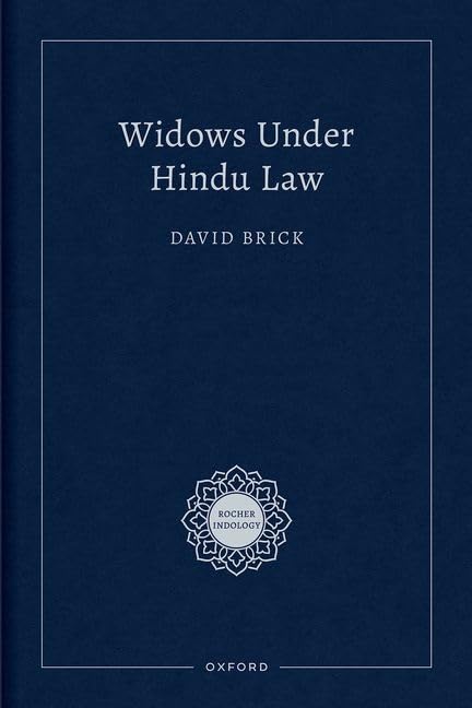 Buy Widows Under Hindu Law (Rocher Indology) — BookShops.in