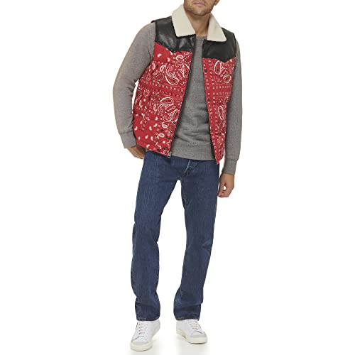 Image of Levi's Men's Levi's Men's Out West Mixed Media Puffer Vest