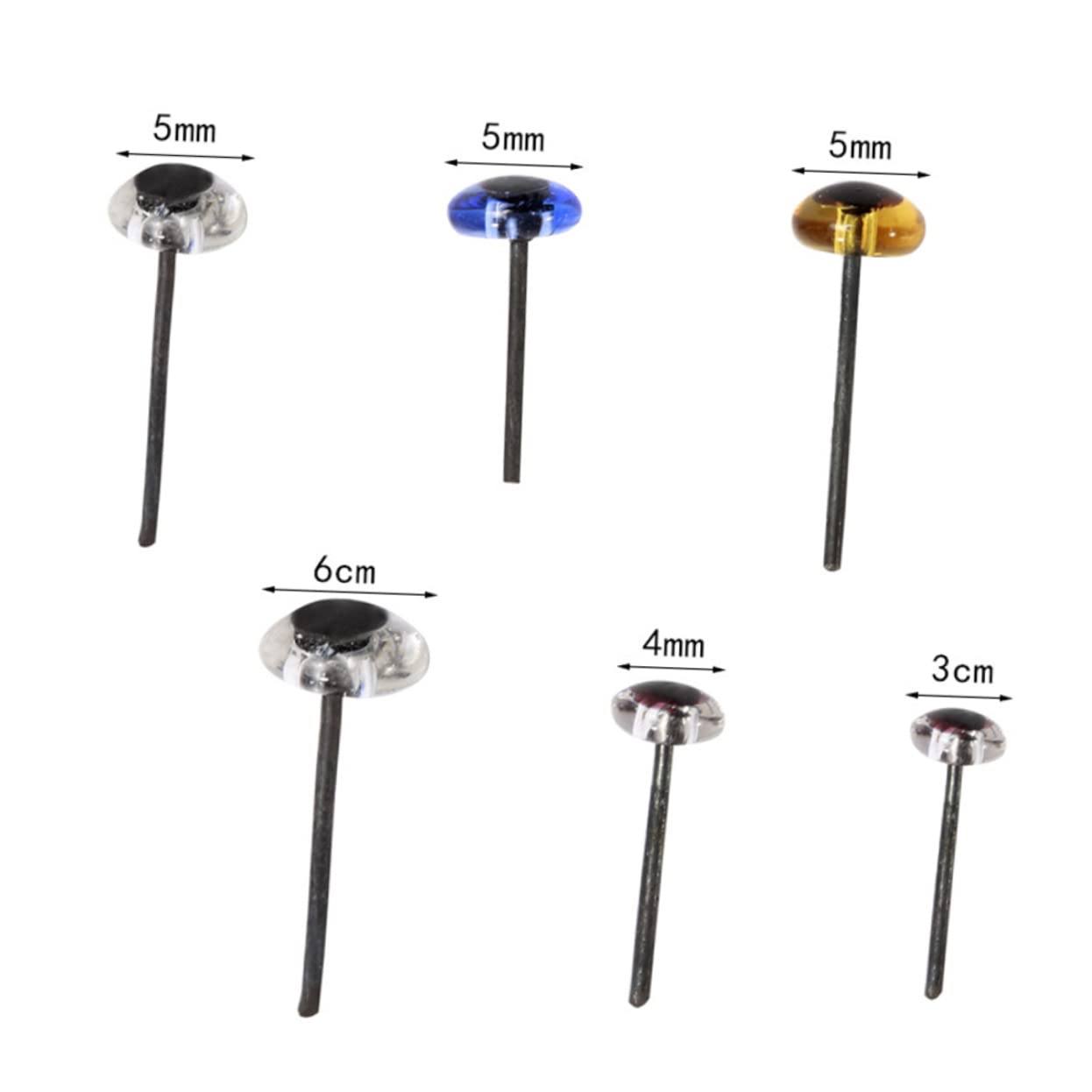 Beatifufu 150 Pairs DIY Cartoon Eyes Craft Animal Eyes Wiggle for DIY Projects Educational Activities