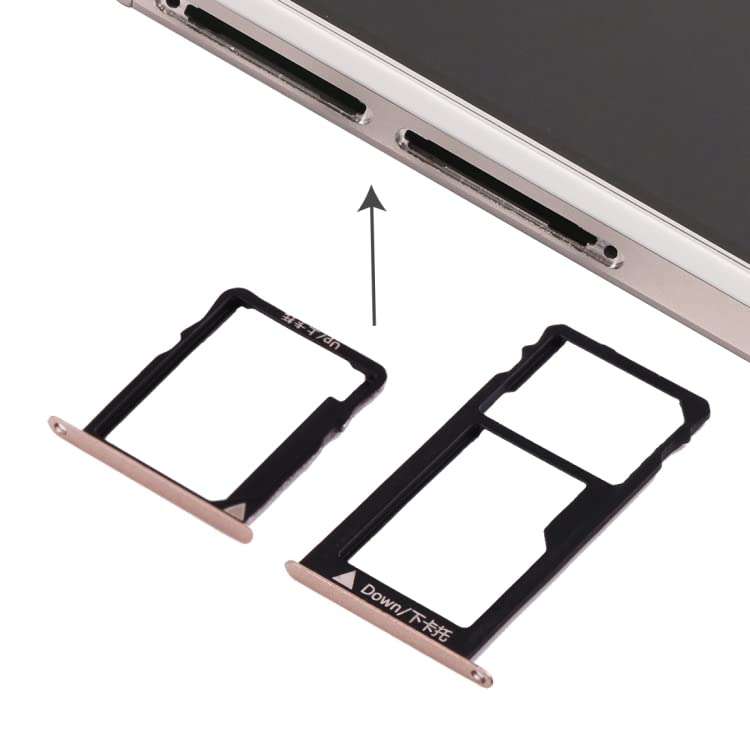 for Huawei Honor 5X / GR5 Micro SIM Card Tray + Nano SIM & Micro SD Card Tray