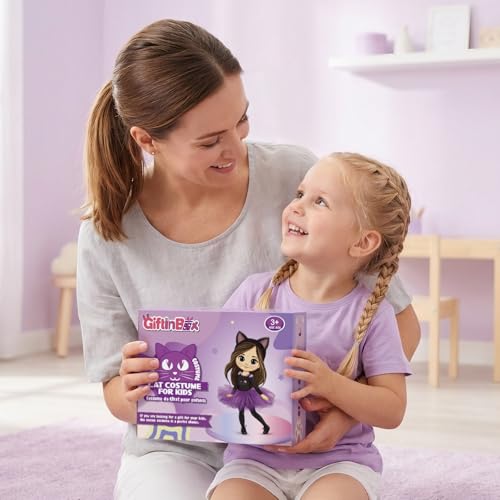 Disfraz de gato con luces para niñas 5-6 años miniatura 6