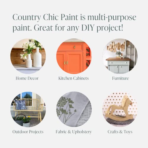 Chalk Style Paint - For Furniture, Home Decor, Crafts - Eco-Friendly - All-In-One - No Wax Needed (Vanilla Frosting [Off White], Sample (4 Oz)) #TOP3