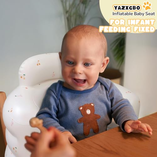 Yazxgbo ZY-CHERRY-L Inflatable Baby Seat For Babies 4-36 Months Inflatable Baby Chair Infant Back Support Sofa Newborn To Toddler Portable Baby Floor Seats thumb #6