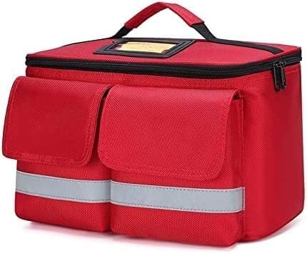First aid kit Home Medicine Box Waterproof Family Medicine Kit Portable First Aid Kit Emergey Kit Large Capacity(Red)