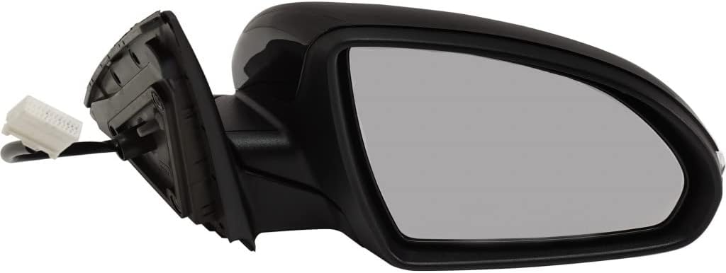 For Kia Optima 2016 2017 2018 Door Mirror Driver Side | Manual | Non-Heated | w/Signal Indicator | Paint To Match | Replacement For 87610-D5000 | KI1320200