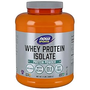 NOW Whey Isolaat 100% natuurlijk, zonder smaak 2268g