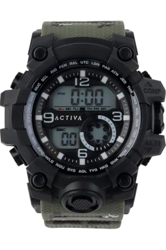 INVICTA Activa Digital Reloj para Hombre Cuarzo - 54mm, Negr
