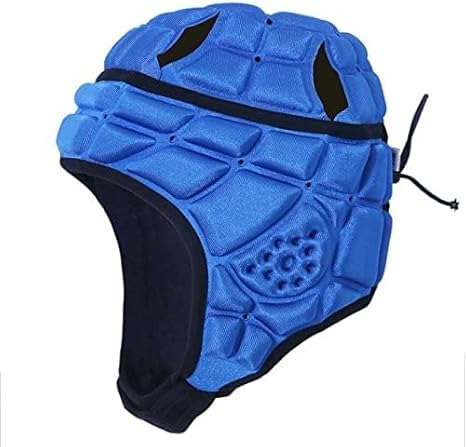 Kids Football Helmet, Youth Football Headguard, Scrum Cap, Football Goalkeeper Padded Helmet Anti-Collision Headgear, Teen Boys Girls Sports Helmet for Rugby, Football, Baseball