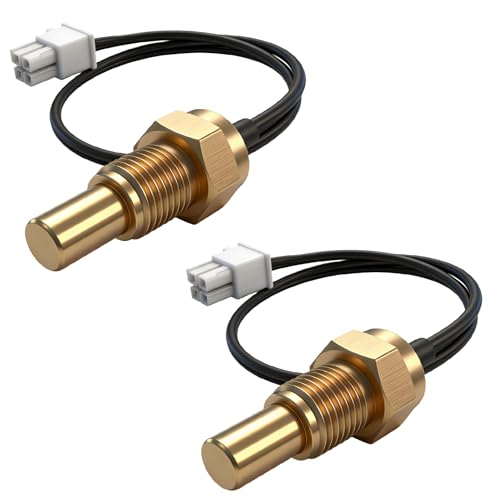 2 Pack AP19299 Thermistor Chamber Sensor Replacement Fits for Rheem Ultra Low NOx Tankless Water Heaters and Boilers, High-Precision Temperature Sensor for Professional Repair, 11.8 Inch Wire Length