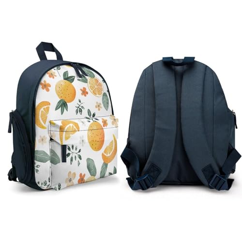 Oranges And Lemons Mini Backpack Light Weight Small Travel Backpack Shopping Travel Daypack4