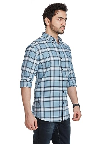 Image of BE ACTIVE Cotton Casual Checks Shirts for Men|| Casual Shirts for Men|| Mens Casual Shirts Full Sleeve