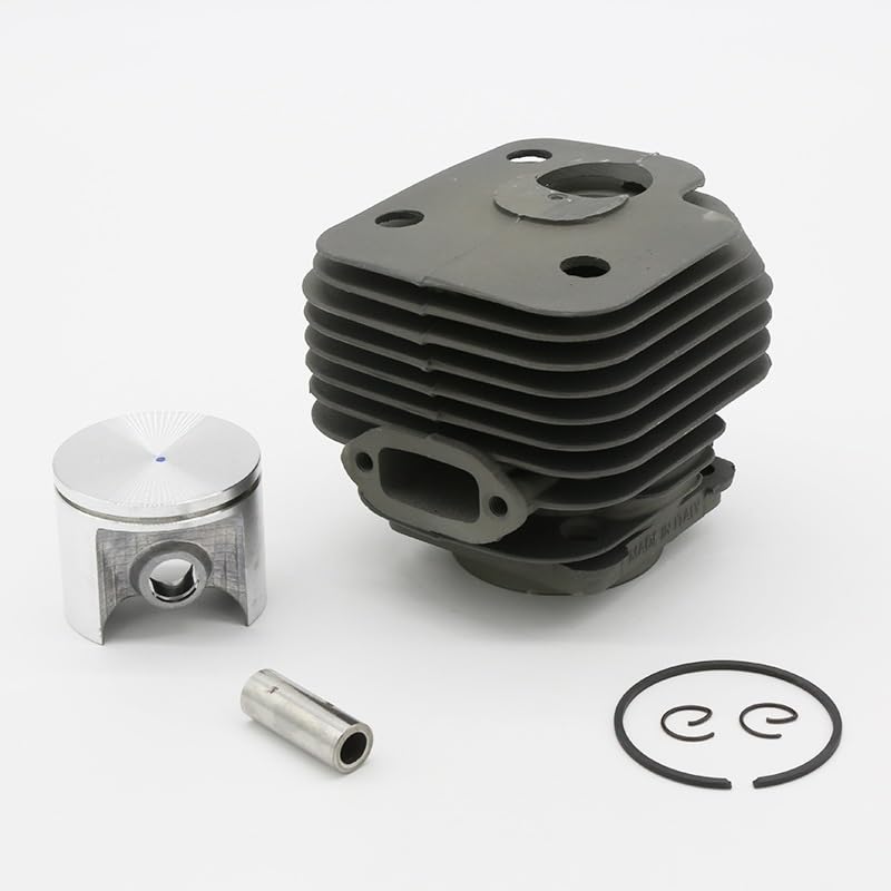 Części ogrodowe Otwór 48MM 50MM i 52MM zestaw cylindrów Poston pasuje do HUSQVARNA 61 268 272 272K 272XP części silnika piły łańcuchowej 503758172 narzędzia Części ogrodowe (Color : HUS268 50MM)