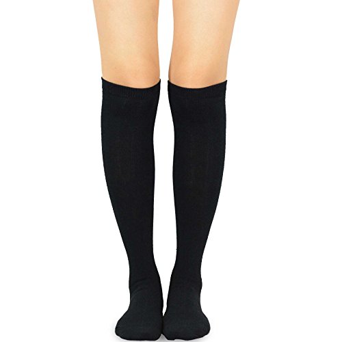 Image of Fashionable Cotton Slouchy Boot Socks for Women and Girls: Long Thigh Highs, Over-the-Knee Highs, and Knee Highs