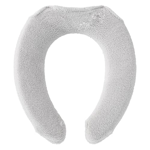 オカ(OKA) 乾度良好Dナチュレ トイレ便座カバー U型専用 グレー (かんどりょうこう 洗える トイレ ニット カバー U 前割)