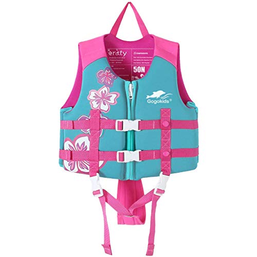 image for OldPAPA Kids Swim Vest -Baby Life Jacket Printed Float Jacket Vest Buo