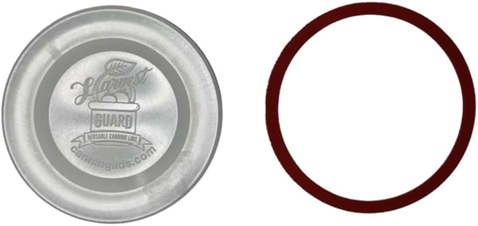 Harvest Guard Reusable Canning Lids - 50 Wide Lids and Gaskets