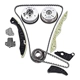 Flynsu Timing Chain VVT Gear Sprocket Kit Replacement for Chrysler 200 Dodge Caliber Jeep Compass Patriot 2.0L 2.4L 2007-2017 Part# 5047022AA 5047021AA 4884868AB 4884588AA