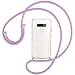 Produktbild mtb more energy® Handykette kompatibel mit LG G8S ThinQ (LM-G810, 6.21'') - Purple Unicorn - Smartphone Hülle zum Umhängen - Anti Shock Full TPU Case