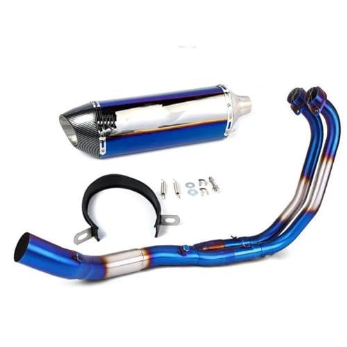 Échappement Yamaha R3 R25 résolvant les pertes de puissance avec collecteur et silencieux inox