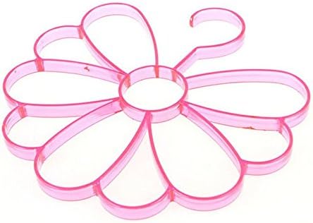 Standard Hangers Closet Multislot Shawl Towel Display Holder Scarf Tie Belt Hanger Closet Rack Organiser Plastic Color Pink Scarf Holder 1 Pcs