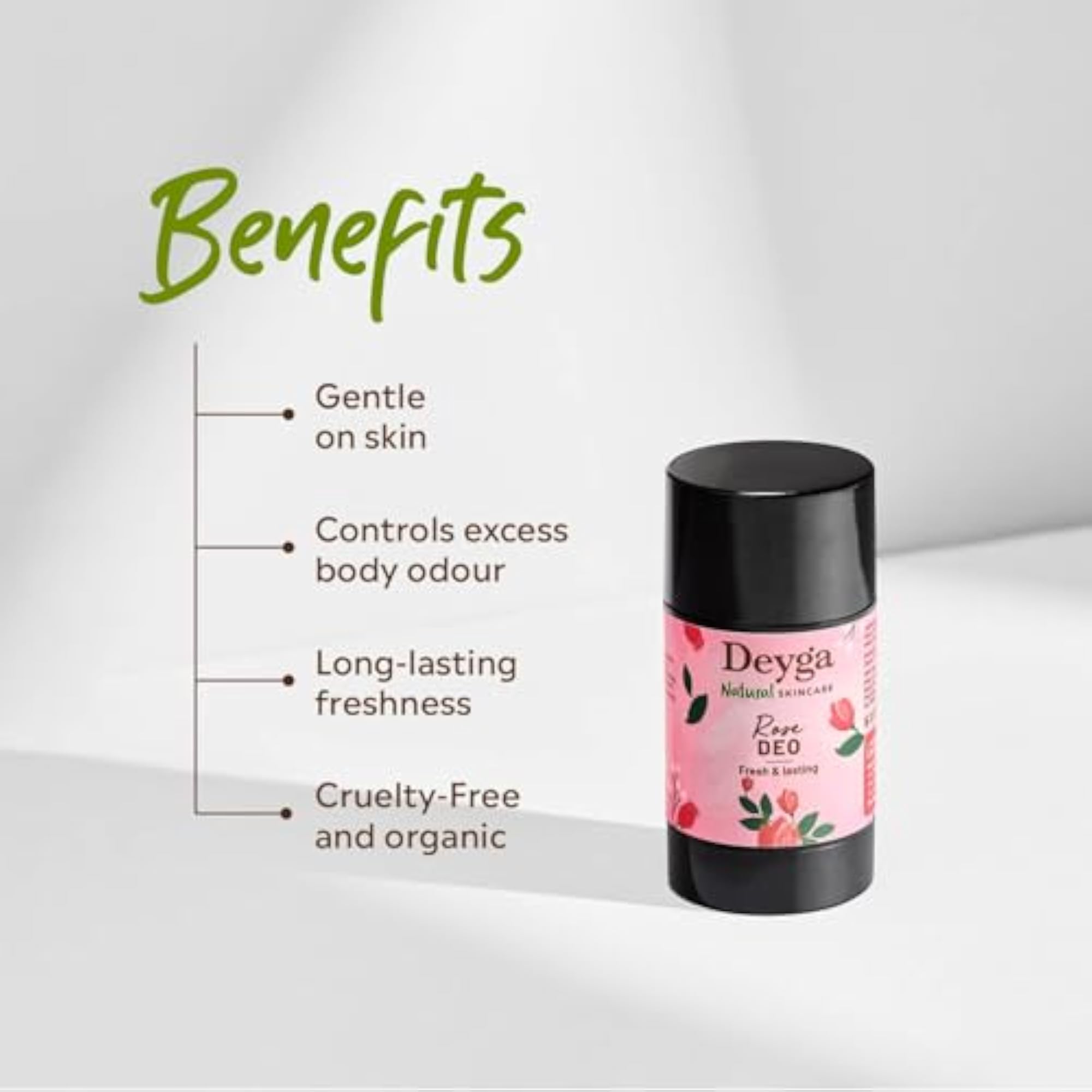 Rose Deodorant for Long-Lasting Freshness