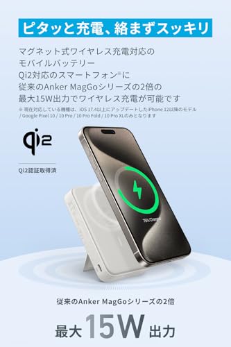 Anker Anker MagGo Power Bank (10000mAh) A1654 の商品画像 2
