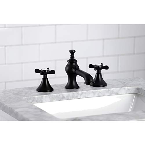 Robinetterie widespread 8 pouces avec bonde pop-up laiton Kingston Brass