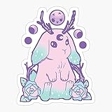 Kawaii Cute Jackalope Pastel Goth Satanic - Sticker Graphic - Waterbottles, Hydroflask, Laptops, Phones, Cars, Lockers, Binders Decal Sticker