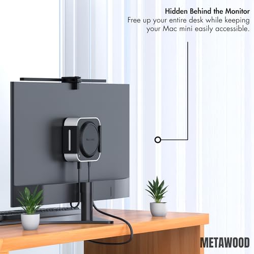 Image of Mac mini Stand (Mount to a Wall, Monitor, or Desk) | Heat Dissipation Design